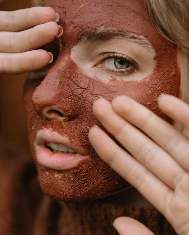 Black mud online face mask