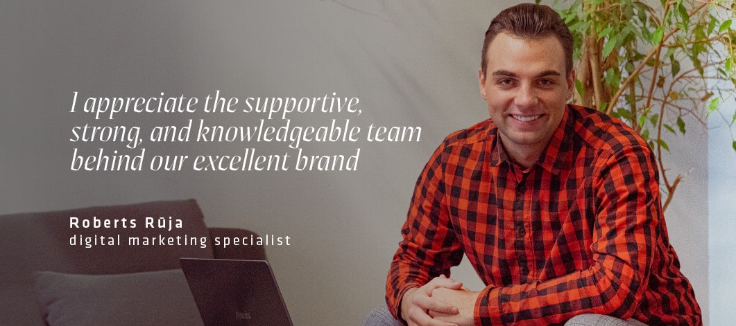 Roberts Rūja, digital marketing specialist